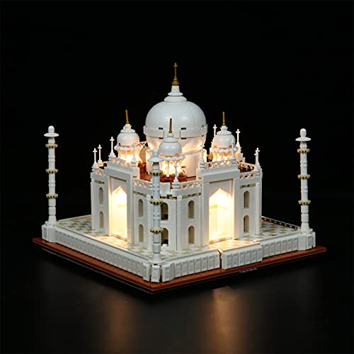 SWDZ Juego de luces LED con música para Lego Architecture Taj Mahal 20156, kit de iluminación de bloques de construcción compatible con Lego 20156 (no incluye el modelo)