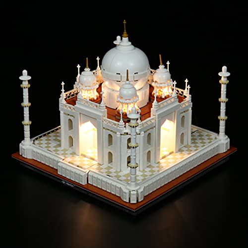 SWDZ Juego de luces LED con música para Lego Architecture Taj Mahal 20156, kit de iluminación de bloques de construcción compatible con Lego 20156 (no incluye el modelo)