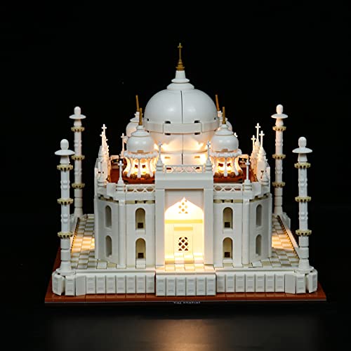 SWDZ Juego de luces LED con música para Lego Architecture Taj Mahal 20156, kit de iluminación de bloques de construcción compatible con Lego 20156 (no incluye el modelo)