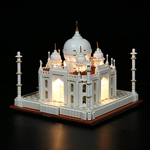 SWDZ Juego de luces LED con música para Lego Architecture Taj Mahal 20156, kit de iluminación de bloques de construcción compatible con Lego 20156 (no incluye el modelo)