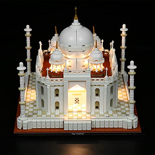 SWDZ Juego de luces LED con música para Lego Architecture Taj Mahal 20156, kit de iluminación de bloques de construcción compatible con Lego 20156 (no incluye el modelo)