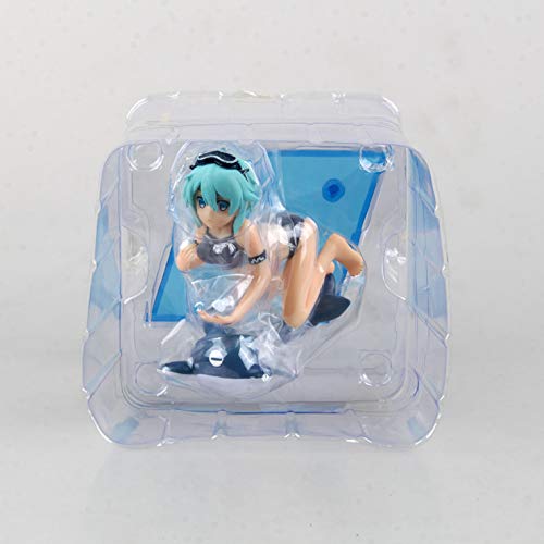 Sword Art Online Anime Figuras Asada Shino Dolphin Traje De Baño De Carácter Estatua Modelo De Vinilo PVC Figura Colección 13CM