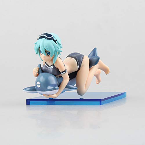 Sword Art Online Anime Figuras Asada Shino Dolphin Traje De Baño De Carácter Estatua Modelo De Vinilo PVC Figura Colección 13CM