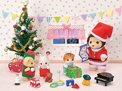 Sylvanian Families 5568 - Kit de casa de muñecas con Trineo Invernal de Lionel, Multicolor