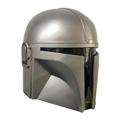 Sysow Casco Mandaloriano, casco de látex electrónico, de alta calidad, para adultos, cara completa, modelo de Star Wars para cosplay, Halloween