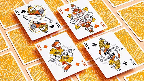 Tabla de surf V2 de Riffle Shuffle | Cool Collectable Poker Deck | Cartas para magos y trucos de magia