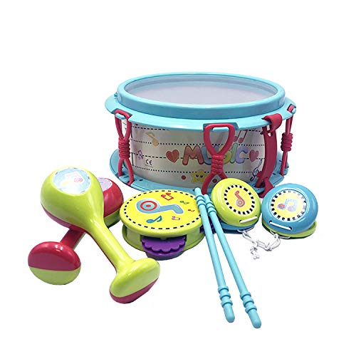 Tachan- Set musical tambor con 6 instrumentos en 1 (ML6601) , color/modelo surtido