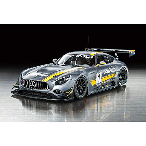 TAMIYA 300024345 Mercedes-Benz 1:24 AMG GT3 #1 Juguete de plástico para Coche de Carreras Deportivas, Ajuste, Pintar, 24345