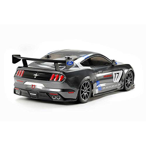 Tamiya 58664 1:10 RC Ford Mustang GT4 TT-02-coche/vehículo teledirigido, modelismo, Kit, Hobby, Tinkering, Modelo, Montaje, Color Grey