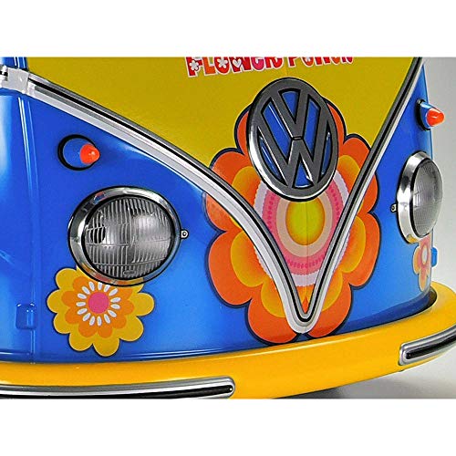 Tamiya Maqueta de Coche teledirigido (Escala 1:10), diseño de Furgoneta Volkswagen Bus Type2 T1 Flower (47453)