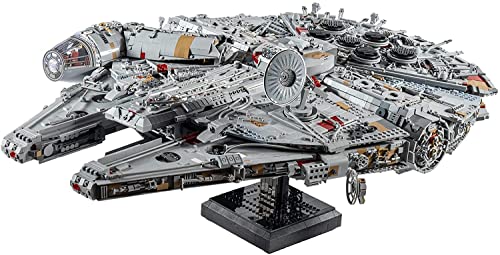 Technic Millennium Falcon Model, número de artículo 21026, 12688 piezas Large UCS Super Spaceship MOC Bloques de sujeción Set de construcción compatible con Lego A