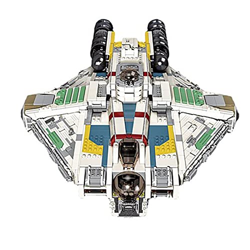 Technik Space Frigate Model, 4577 Piezas Grande UCS Super Star Frigate Millennium Falcon MOC Abrazadera Bloques Construcción Juego Construcción Compatible con Lego