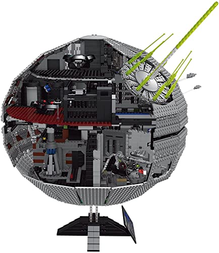 Técnica para el modelo del kit la Estrella la Muerte,21034 MOC Modelo nave espacial grande UCS Super Death Star Bloques terminales compatibles con Lego Star Wars - 7008 PCS A