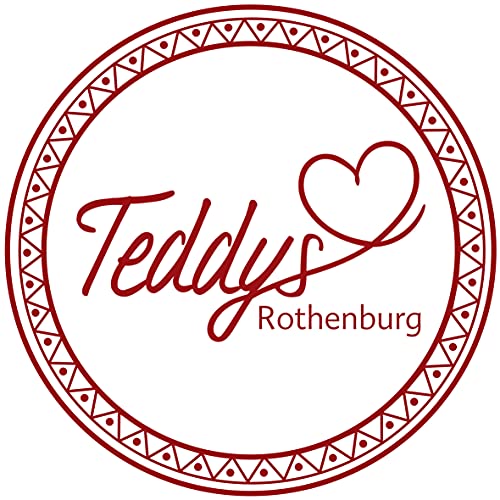 Teddys Rothenburg Labrador - Peluche de perro sentado (30 cm), color marrón chocolate