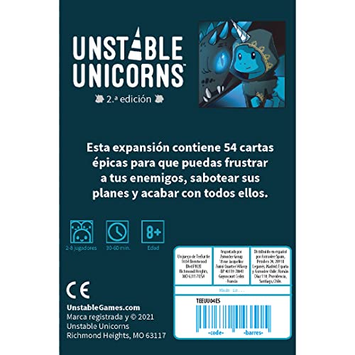 TeeTurtle Unstable Unicorns Dragones - Expansión en Español