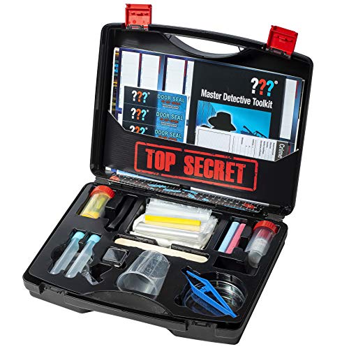 Thames & Kosmos | 630912 | Master Detective Toolkit | Lean To Recopilar y Analizar Evidencia Forense | Usar Métodos Científicos para Resolver Delitos | Kit de Experimentos | Edades 8+