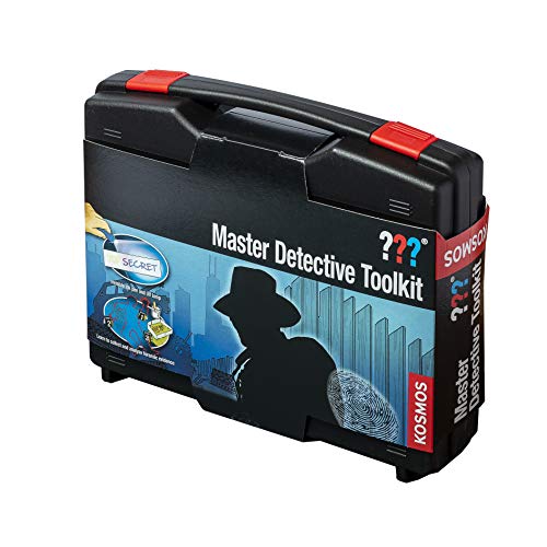 Thames & Kosmos | 630912 | Master Detective Toolkit | Lean To Recopilar y Analizar Evidencia Forense | Usar Métodos Científicos para Resolver Delitos | Kit de Experimentos | Edades 8+