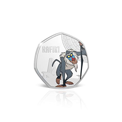 The Lion King - Moneda coleccionable de 50 peniques, diseño de Disney de The Lion King