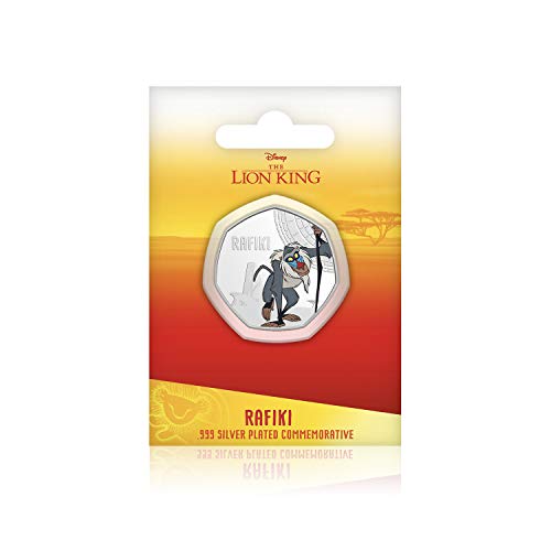 The Lion King - Moneda coleccionable de 50 peniques, diseño de Disney de The Lion King