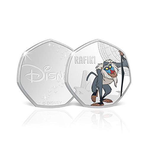 The Lion King - Moneda coleccionable de 50 peniques, diseño de Disney de The Lion King