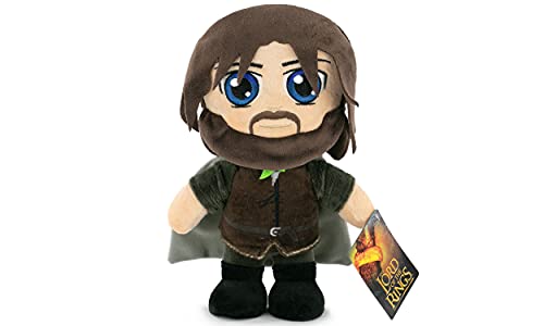 The Lord of The Rings - Peluches El Señor de los Anillos 28cm Aragorn Frodo Gandalf Gollum Legolas Edición Coleccionista - Calidad Super Soft (Sin Caja Presentación, Aragorn)