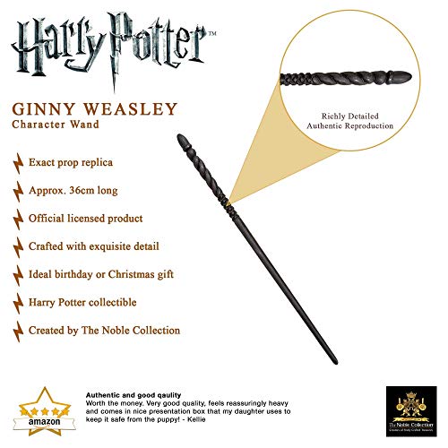 The Noble Collection Ginny Weasley Varita de Personaje