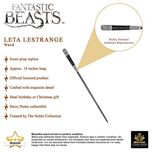 The Noble Collection Leta Lestrange Varita (Caja de Ventana)