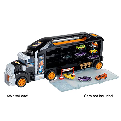 Theo Klein- Camión Coleccionador Hot Wheels con 2 Coches HW (2484)