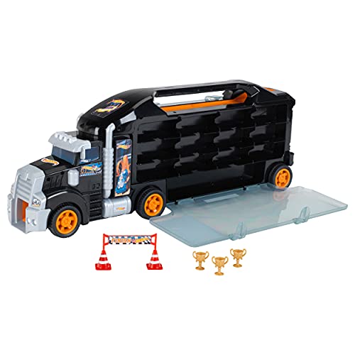 Theo Klein- Camión Coleccionador Hot Wheels con 2 Coches HW (2484)