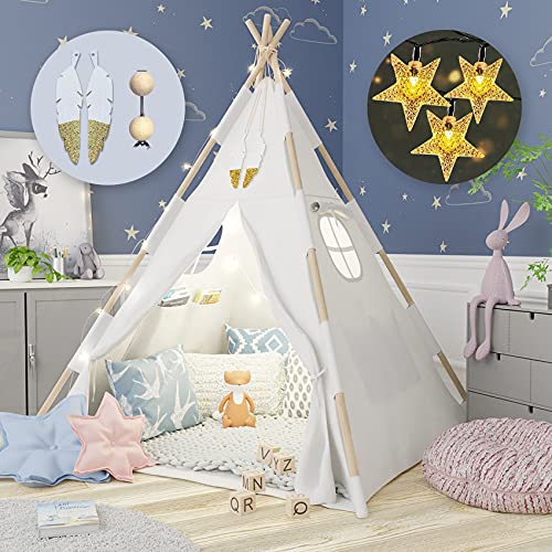 Tipi Infantil - Tienda campaña infantil - tipi infantil grande - tienda tipi infantil con colchoneta - Tipi indio para niños - tienda de campaña infantil - tiendas infantiles para niños