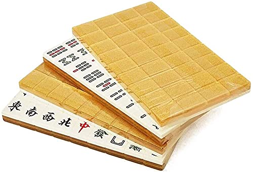 Tiyabdu Juegos de Azulejos más nuevos Mahjong Set 40.230.2cm Metal Mahjong Caja de Metal Partido de Textura Liso Mahjong 43.22.4cm ARC Chamfler Four Mahjong (Color: Photo Color, Tamaño: 40.2 * 30.2 *