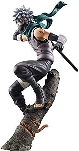 TOSRB 2Piezas Naruto Hatake Kakashi Figura Estatua ? Kakashi con máscara ? 21cm ?8.2 Pulgadas? ? Colección de Regalos de cumpleaños para niños y Adultos Modelo de Juguete