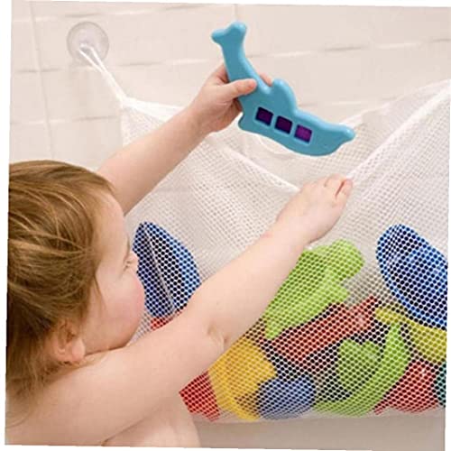 TOSSPER Malla Basket Baby Kids Bañera Juguete De Red Portaobjetos Plegable Bolso Colgante Organizador para Baño