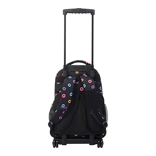 TOTTO Morral Rue Bomper Renglones Mochila con Ruedas, Adultos Unisex, Negro (Negro), Talla Única