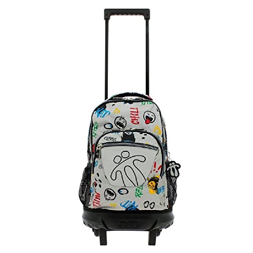 TOTTO Morral Rue Bomper Resma Mochila, Unisex Adulto, Estampado, Talla Única