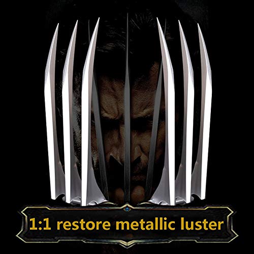 Towel Rings Garra De Lobezno Halloween X-Men Garra De Lobezno 1: 1COS Garra De Lobezno Juguete Accesorios para Armas De Plástico Usados ​​a Mano, 2 Piezas Garras De Wolverine