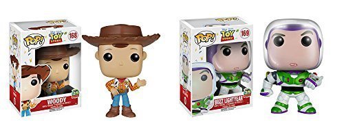 Toy Story 20th Anniversary Woody and Buzz Lightyear Pop! Vinyl Figures Set of 2 by Toy Story