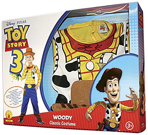 Toy Story - Disfraz de Woody clásico en caja para niño, infantil 5-7 años (Rubie's 883857-M)