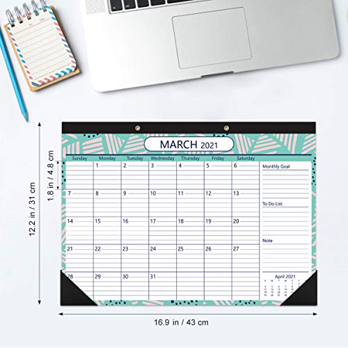 TOYANDONA 2021-2022 Calendario de Escritorio Grandes Páginas Mensuales Calendario de Pared Planificador Diario para La Planificación de La Oficina en Casa