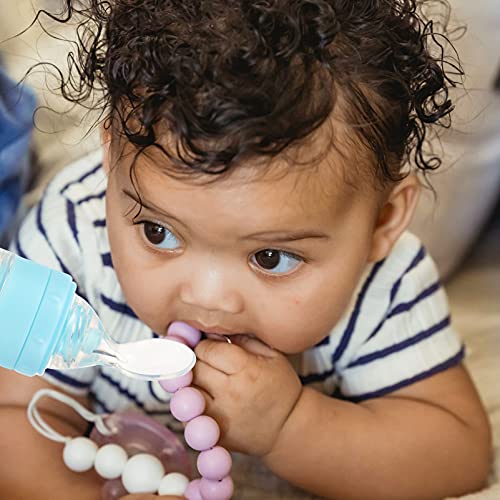 TOYANDONA Cuchara Dispensadora de Alimentos para Bebés Cuchara de Silicona para Bebés Botella Alimentadora de Alimentos Sólidos Cucharas Dispensadoras de Alimentos para Niños Herramientas