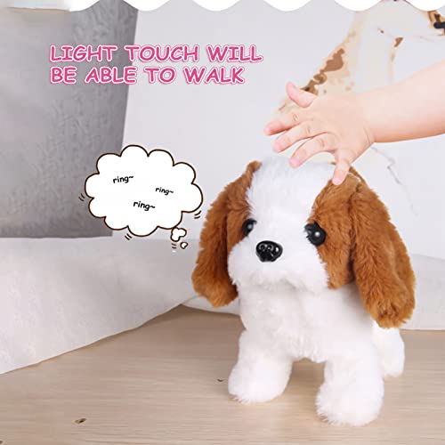 TOYANDONA Perrito Perro Juguete Caminando Perro Juguete Electrónico Juguete Interactivo Electrónico Juguetes Juguetes de Peluche Juguete Juguete Juguete Juguetes Juguetes para Niño Niña