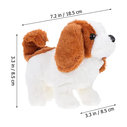 TOYANDONA Perrito Perro Juguete Caminando Perro Juguete Electrónico Juguete Interactivo Electrónico Juguetes Juguetes de Peluche Juguete Juguete Juguete Juguetes Juguetes para Niño Niña