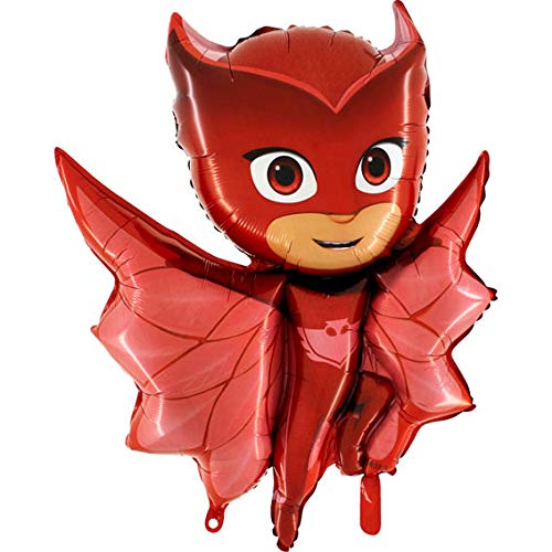 Toyland® Pack de 3 globos de lámina de máscara PJ – Owlette, Ghekko & CatBoy – PJ Mask Gifts