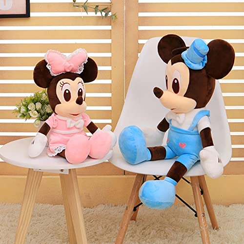 ToysAce 1 Pieza 50 cm / 65 cm Nuevo Peluche Mickey & amp Minnie Mouse Peluche Suave Mickey Minnie Amantes muñecas cojín Almohada cumpleaños Boda Regalos para Chico niños Mickey50CM