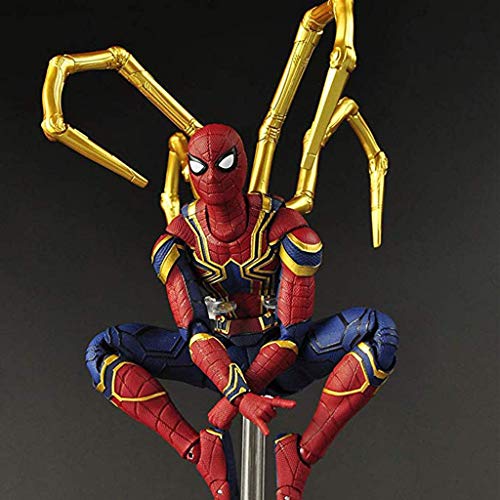 TOYSSKYR Iron Spider-Man Avengers Infinite War Action Modelo de Juguete ( Color : Red , Size : 14*16cm )