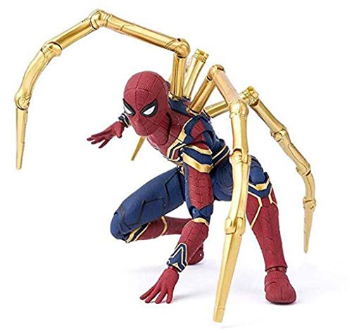 TOYSSKYR Iron Spider-Man Avengers Infinite War Action Modelo de Juguete ( Color : Red , Size : 14*16cm )