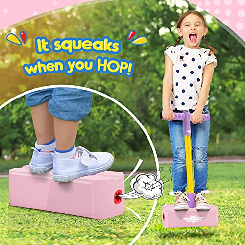 Toyzey Juguetes Niñas 3 4 5 6 7 8 9 10 11 12 Años,Pogo Stick Regalos Niña 3-12 Años Juguetes para Niñas de 3-12 Años Regalos Niños Cumpleaños Niñas