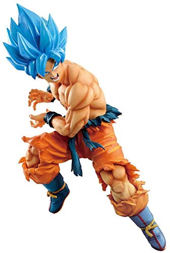 TQGG Dragon Ball Super Blue Battle Son Goku Vegeta Anime Figura 20cm-Super Saiyan Man-Figurine Decoración Adornos Coleccionables Juguete Animaciones Modelo de Personaje