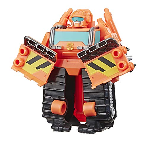 Transformers- Playskool Heroes Rescue Bots Academy Wedge The Construction-BOT Converting Toy, Figura de 4.5 Pulgadas, Juguetes para niños a Partir de 3 años (Hasbro E5366-E5700)