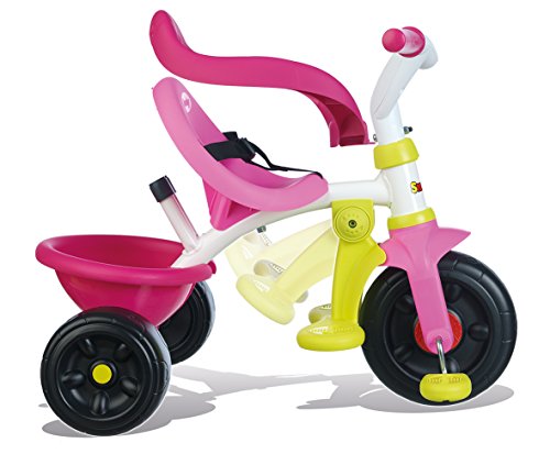 Triciclo Be Fun Confort rosa con bolso y volquete (Smoby 740406)